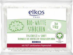 Elkos Bio-Watte-Stäbchen 160ST