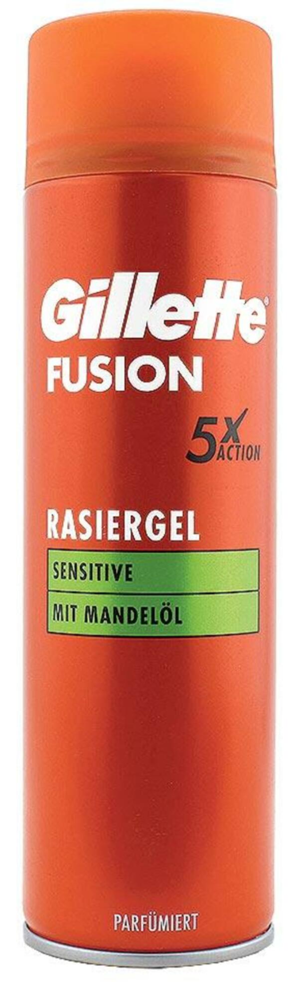 Bild 1 von Gillette Fusion 5 Rasiergel Sensitiv 200 ml