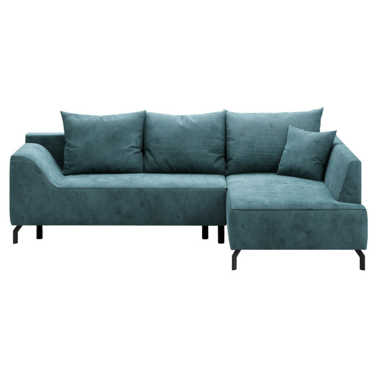 Bild 1 von Mid.you Eckschlafsofa, Mintgrün, Textil, 3-Sitzer, Füllung: Faserbällchen, Schaumstoffflocken,Faserbällchen, Schaumstoffflocken,Faserbällchen, Schaumstoffflocken, 273x167 cm, Oeko-Tex® Standard