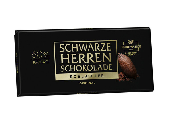 Bild 1 von Sarotti Schwarze Herren Schokolade Edelbitter 100G