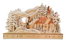 Bild 1 von Riffelmacher Kirche mit Schlittenbahn mit LED aus Holz 44 x 8 x 29 cm