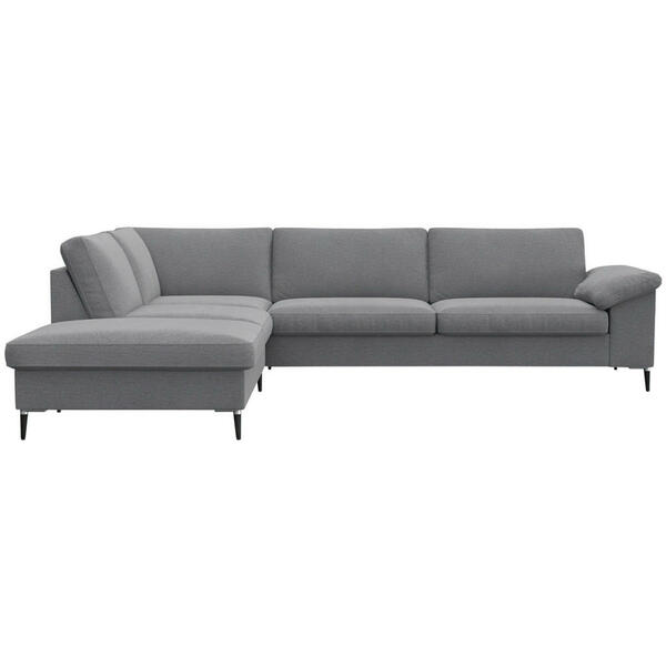 Livetastic Ecksofa, Grau, Textil, 5-Sitzer, Füllung: Schaumstoff ...