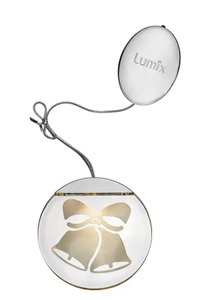 Krinner Lumix LED Deko Light Glocke, LED, Ø 10 cm