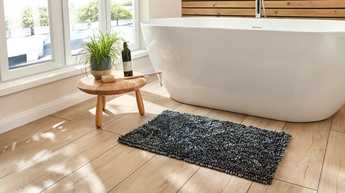 Bild 1 von Dekor Badematte Chenille -versch. Ausführungen - anthrazit