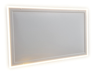Infrarot Deckenheizkörper mit LED Licht 65x x 63 cm, weiß, 400 Watt