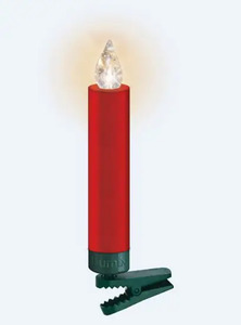 Krinner Lumix Weihnachtsbaumkerzen Premium mini Basisset 12 LEDs