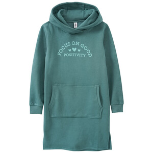 Mädchen Sweatkleid mit Kapuze