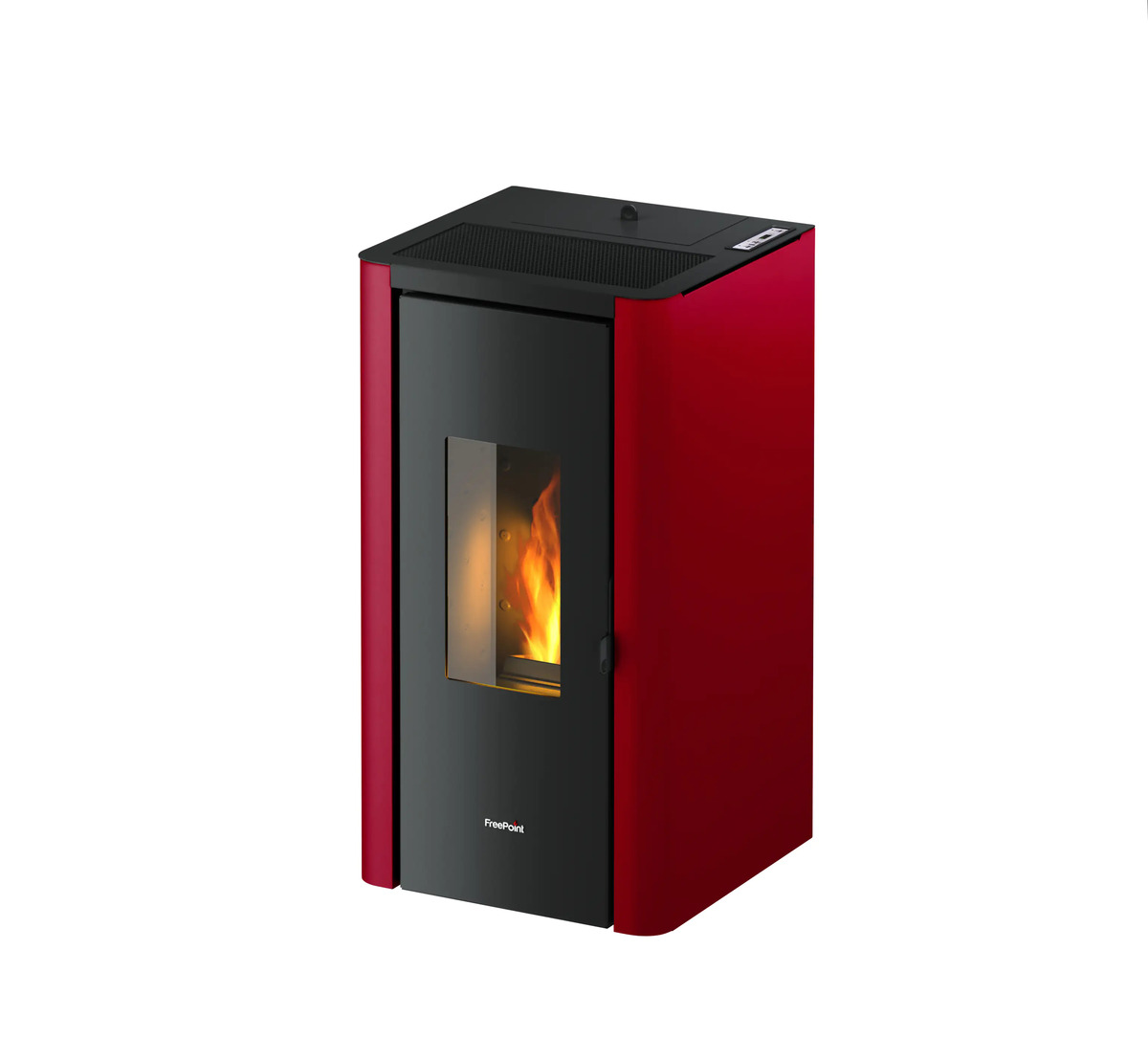 Bild 1 von Freepoint Pelletofen Indigo bordeauxbis 7kW Heizleistung