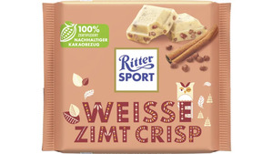 Ritter Sport 100G Weisse Zimt Crisp Tafel