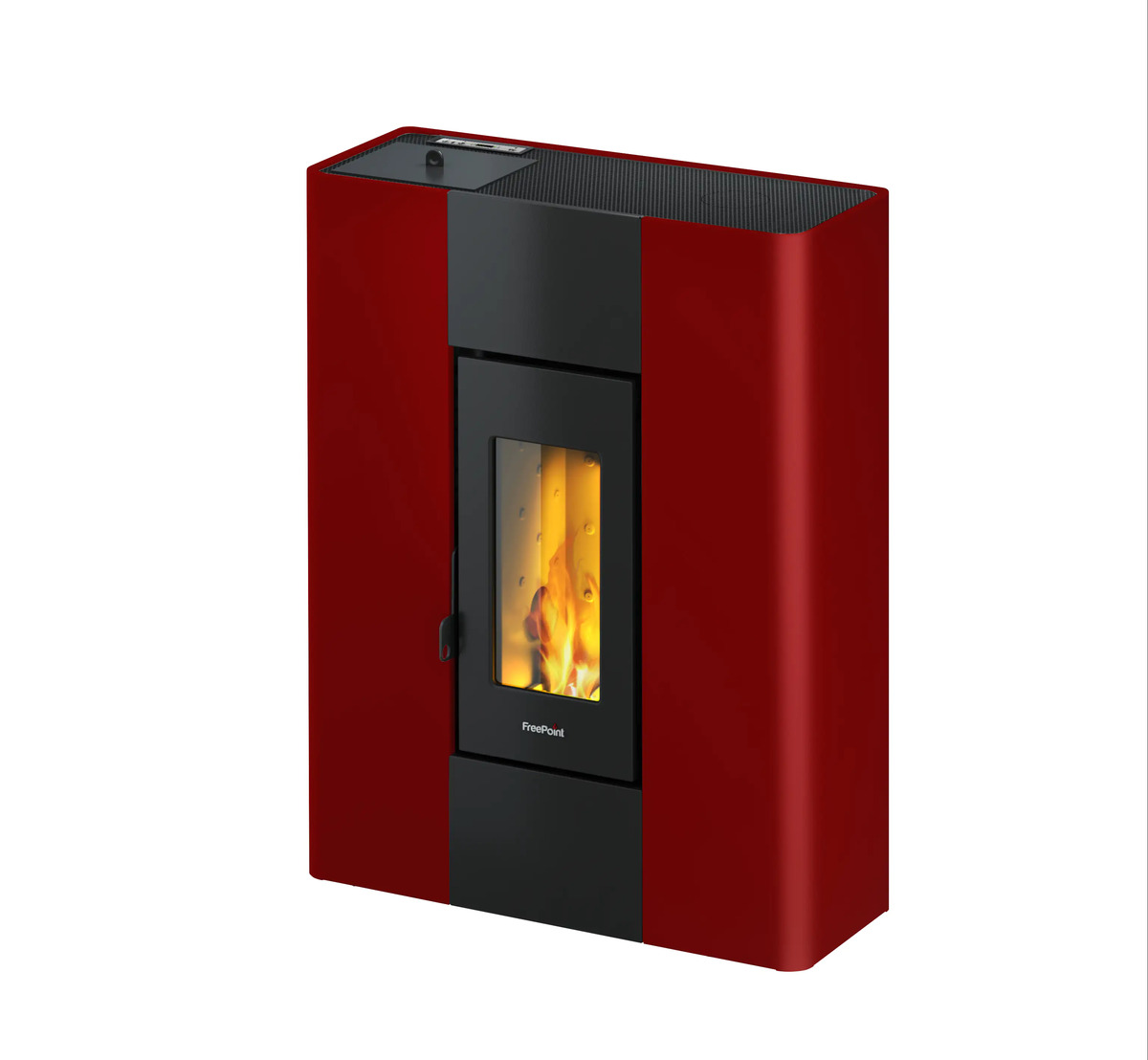 Bild 1 von Freepoint Pelletofen Roxy bordeaux schwarz, bordeaux, bis 7kW Heizleistung
