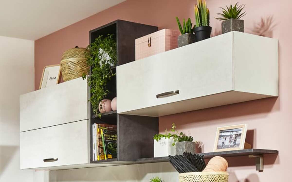 Bild 3 von Pino - Einbauküche PN 100, Beton weißgrau Nachbildung, inkl. Elektrogeräte