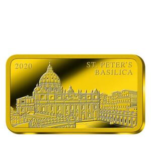 Goldbarren Petersdom in Rom