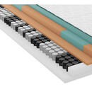 Bild 1 von Schlaraffia Gel-Taschenfederkernmatratze Primus Next 310 Tfk, Grau, Weiß, Textil, H3, 100x220 cm, Oeko-Tex® Standard 100, Härtegradauswahl, Bezug abnehmbar/waschbar, atmungsaktiv, schadstoffgeprü