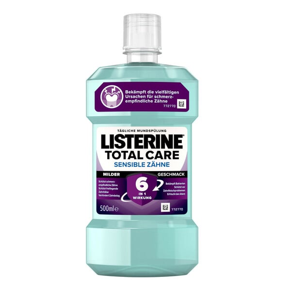 Bild 1 von Listerine Mundspülung Total Care Sensible Zähne 500ML