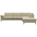 Bild 1 von Livetastic Ecksofa, Beige, Textil, 5-Sitzer, Füllung: Schaumstoff,Schaumstoff, Federn, Ottomane rechts, L-Form, 279x225 cm, Reach, Goldenes M, Oeko-Tex® Standard 100, Made in Europe, FSC Mix, Leder