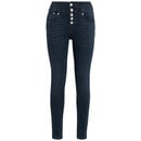 Bild 1 von Damen Slim-Jeans mit Knopfleiste