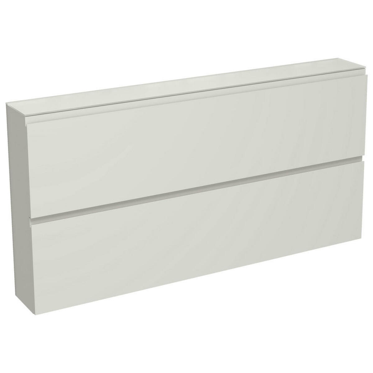 Bild 1 von Moderano Hängeschuhschrank, Weiß, Glas, 160x81x22 cm, Typenauswahl, Beimöbel erhältlich, hängend, Garderobe, Schuhaufbewahrung, Schuhschränke