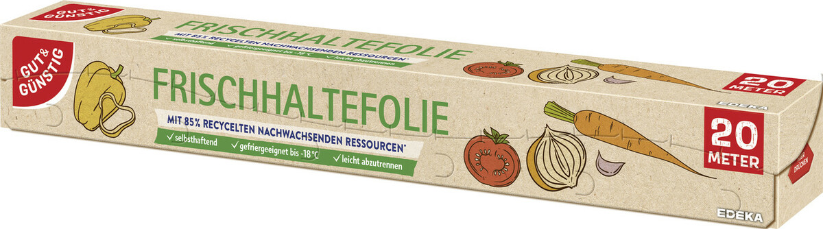 Bild 1 von Gut & Günstig Frischhaltefolie recycelt 20M