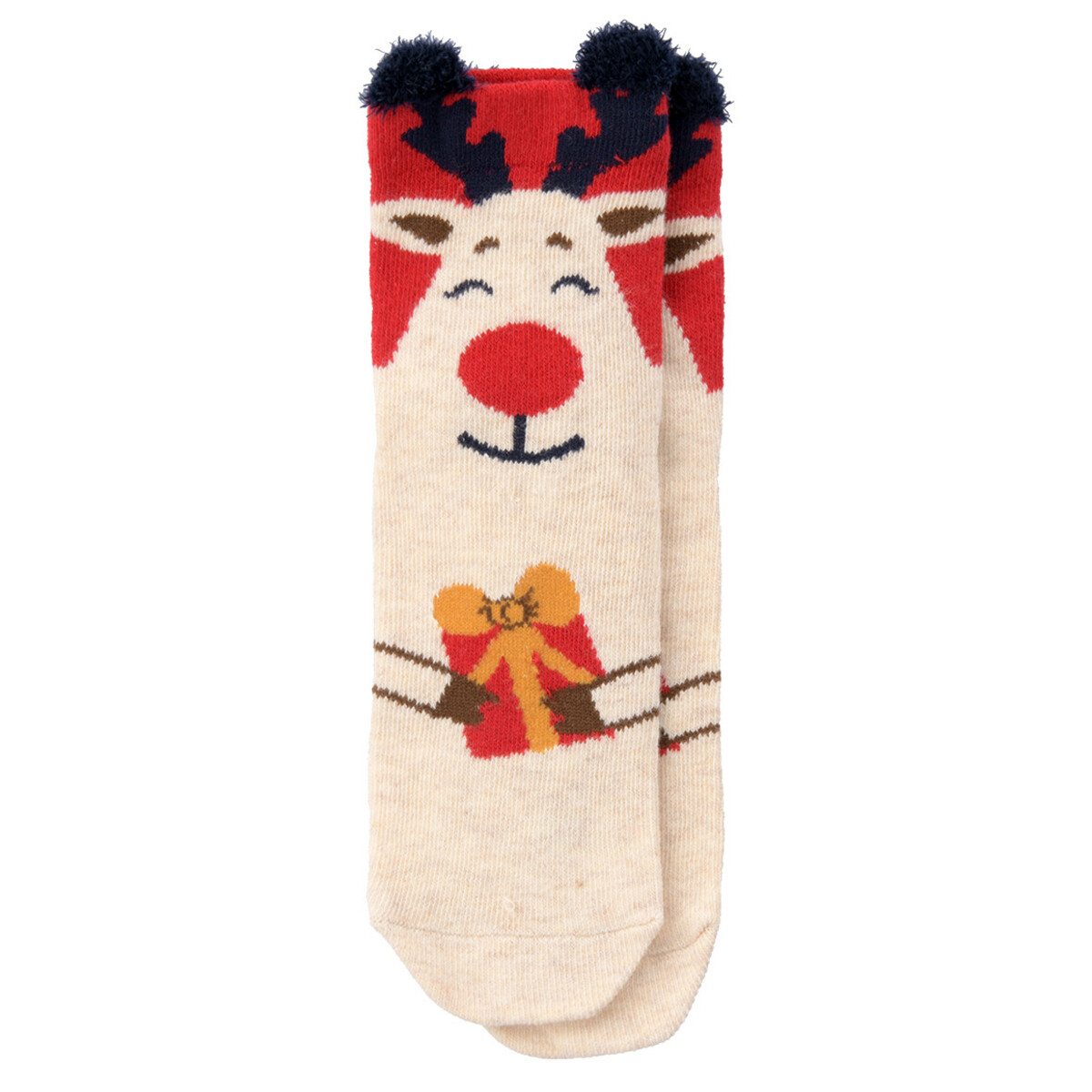 Bild 1 von 1 Paar Kinder Weihnachtssocken mit Rentier