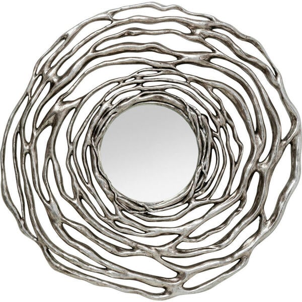Bild 1 von Kare-Design Wandspiegel, Silber, Kunststoff, Glas, 121x121x4 cm, Badezimmer, Badezimmerspiegel, Badspiegel