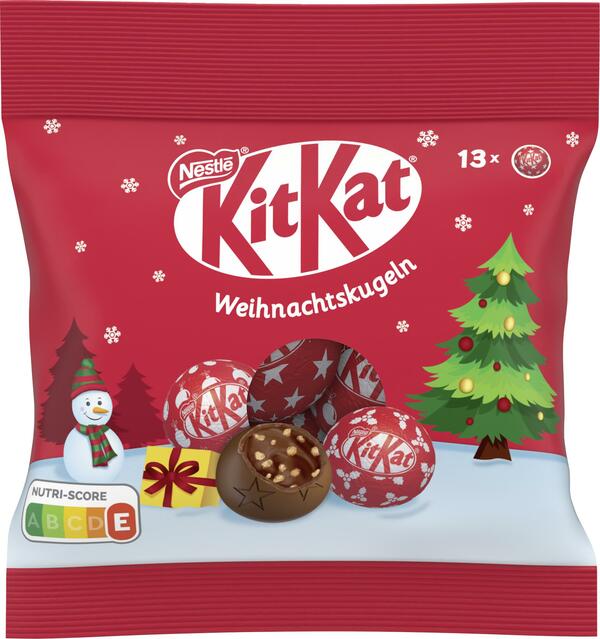 Bild 1 von KitKat Weihnachtskugeln 91 g