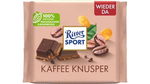 Bild 1 von Ritter Sport Schokolade Kaffee Knusper Tafel