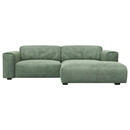 Bild 1 von Livetastic Ecksofa, Grün, Textil, Birke, vollmassiv, 2-Sitzer, Ottomane rechts, L-Form, 252x171 cm, Reach, Goldenes M, Oeko-Tex® Standard 100, Made in Europe, FSC Mix, Lederauswahl, Stoffauswahl, W
