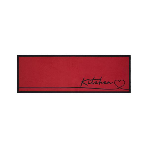 Bild 1 von Läufer Hearty Line in Rot ca. 50x150cm, Rot