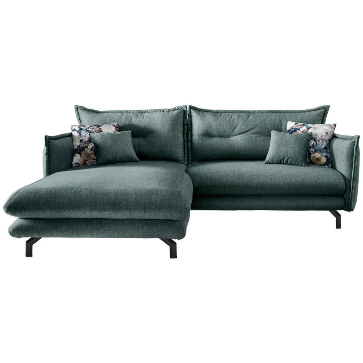 Bild 1 von Livetastic Ecksofa, Hellblau, Textil, 4-Sitzer, Füllung: Schaumstoff, L-Form, 255x180 cm, Rücken echt, Armteil links, rechts, Wohnzimmer, Sofas & Couches, Wohnlandschaften, Ecksofas
