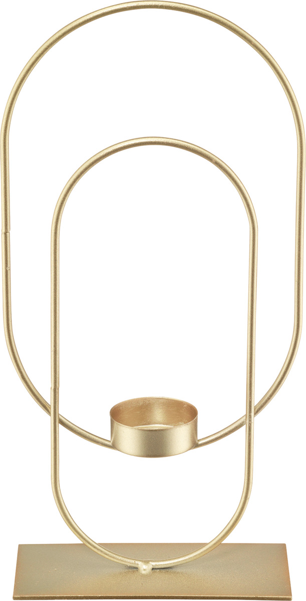 Bild 1 von Dekorieren & Einrichten Kerzenständer, gold (14x27,5x6cm)