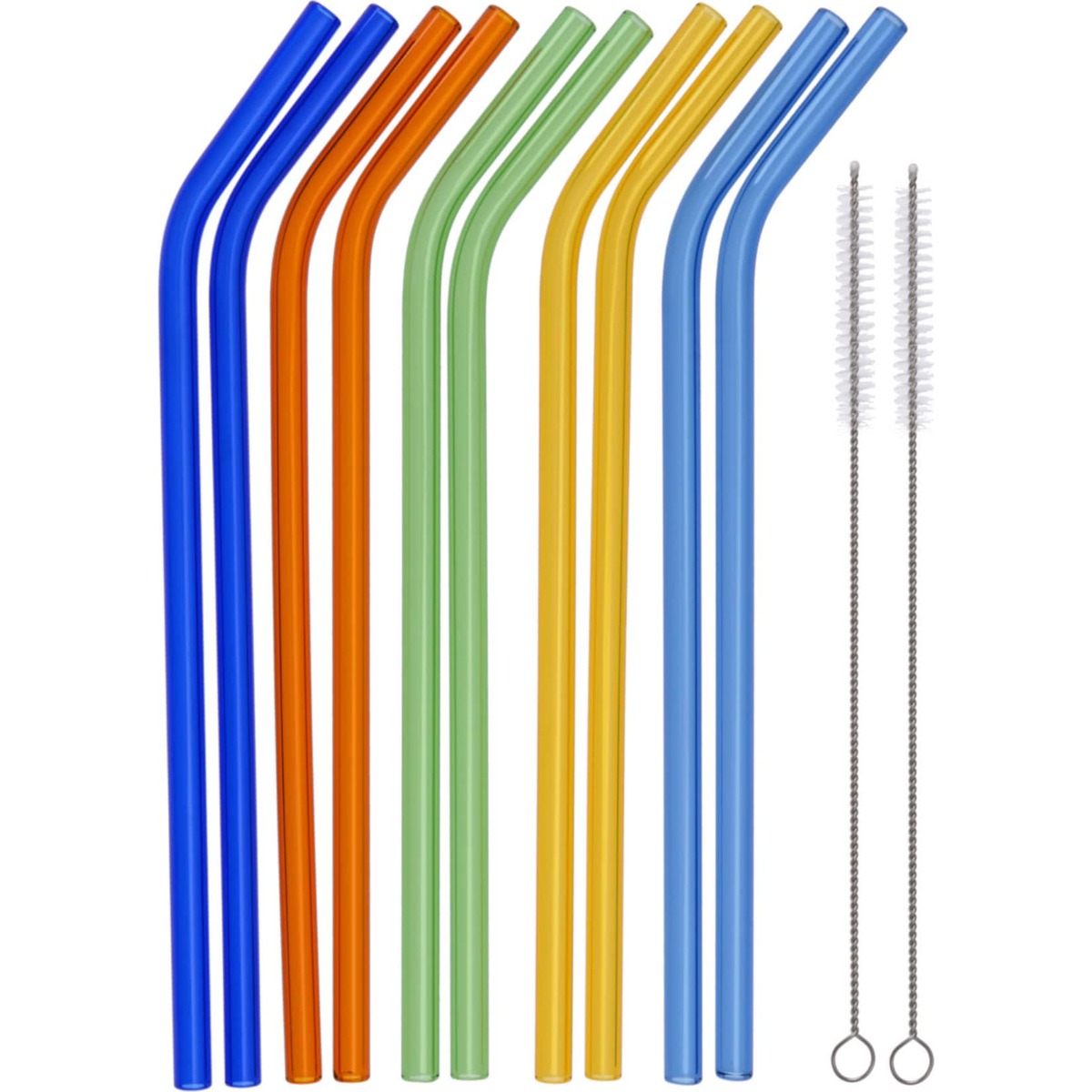 Bild 1 von GRÄWE Trinkhalm-Set 12-tlg., Hartglas