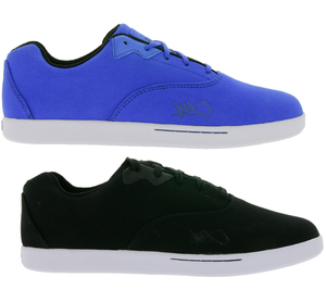 K1X | Kickz cali Herren Halbschuhe aus robustem Canvas Schnür-Schuhe 1000-1156 Blau oder Schwarz