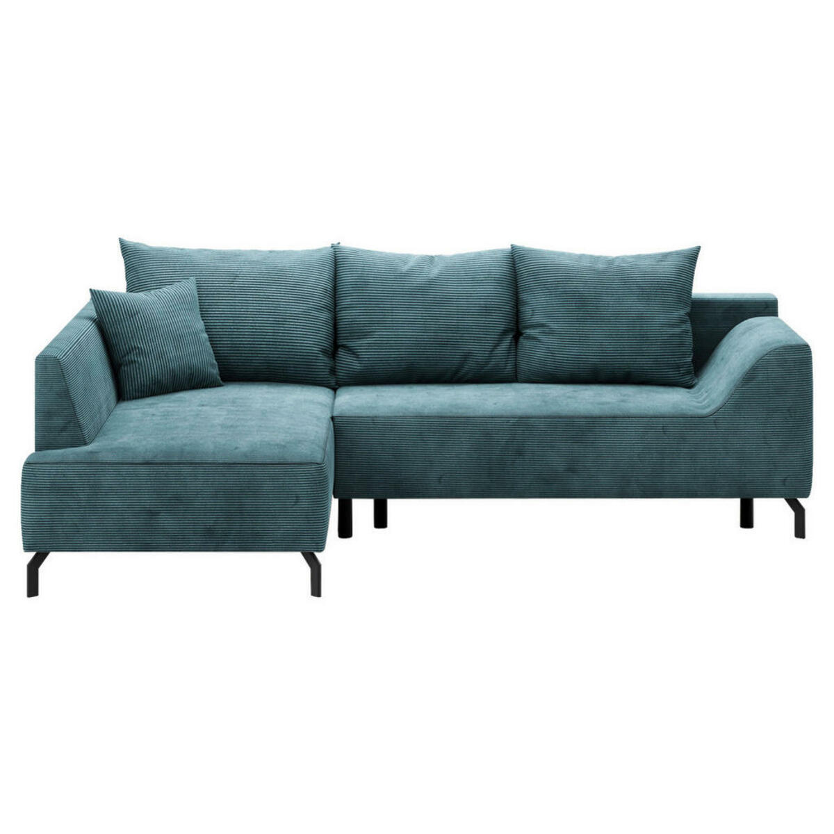 Bild 1 von Mid.you Eckschlafsofa, Mintgrün, Textil, 3-Sitzer, Füllung: Faserbällchen, Schaumstoffflocken,Faserbällchen, Schaumstoffflocken,Faserbällchen, Schaumstoffflocken, 273x167 cm, Oeko-Tex® Standard