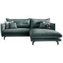 Bild 1 von Livetastic Ecksofa, Hellblau, Textil, 4-Sitzer, Füllung: Schaumstoff, L-Form, 255x180 cm, Rücken echt, Armteil links, rechts, Wohnzimmer, Sofas & Couches, Wohnlandschaften, Ecksofas
