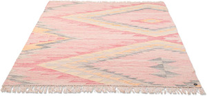 TOM TAILOR HOME Teppich »Vintage ZigZag«, rechteckig, handgewebt, mit Fransen, Boho-Style