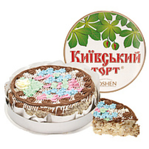 Torte "Kiewskiy Roshen" mit Cremefüllung 57,6 % und Haselnüs...