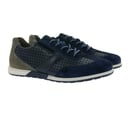 Bild 1 von bugatti Herren Echtleder-Sneaker mit Premium Hand Finish Schnür-Schuhe 331-A7M01-2121 Blau