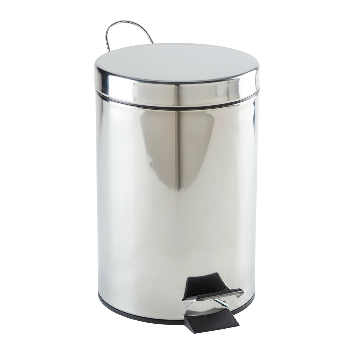 Bild 1 von Treteimer Karen in Edelstahlfarben, Edelstahlfarben