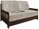 Bild 1 von Schlafsofa Camino Holzkorpus Nussbaum/Beige, Nussbaumfarben, Beige