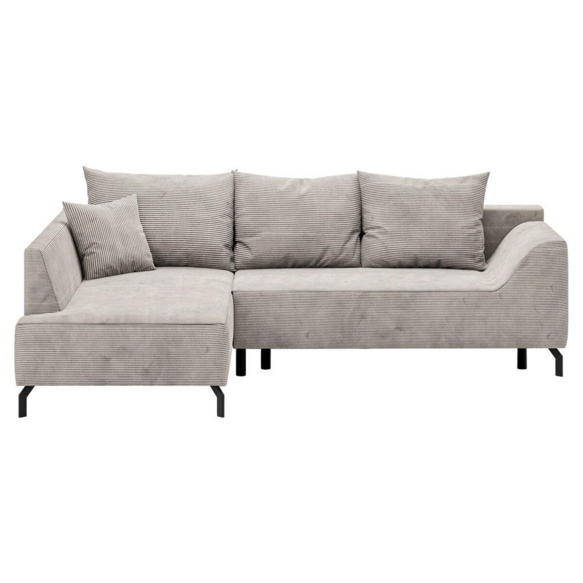 Bild 1 von Mid.you Eckschlafsofa, Creme, Textil, 3-Sitzer, Füllung: Faserbällchen, Schaumstoffflocken,Faserbällchen, Schaumstoffflocken,Faserbällchen, Schaumstoffflocken, 273x167 cm, Oeko-Tex® Standard 100