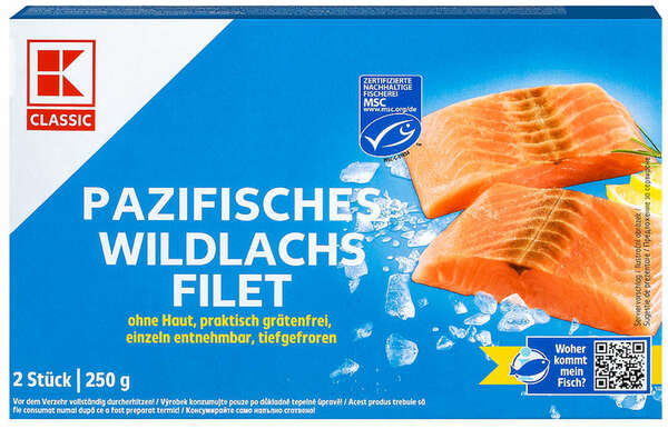 Bild 1 von K-CLASSIC Pazifisches Wildlachsfilet