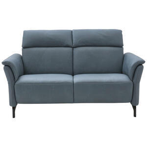 Dieter Knoll 2-Sitzer-Sofa, Graublau, Leder, Echtleder, Nappaleder, Longlife-Leder, 178x103x92 cm, erweiterbar, Typenauswahl, Lederauswahl, Stoffauswahl, Wohnzimmer, Sofas & Couches, Wohnlandschaften