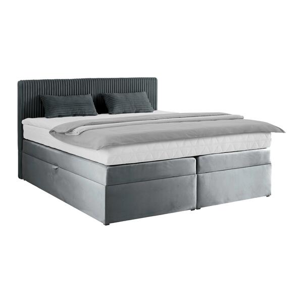 Bild 1 von Boxspringbett Rossa in Taupe ca. 180x200cm, Taupe