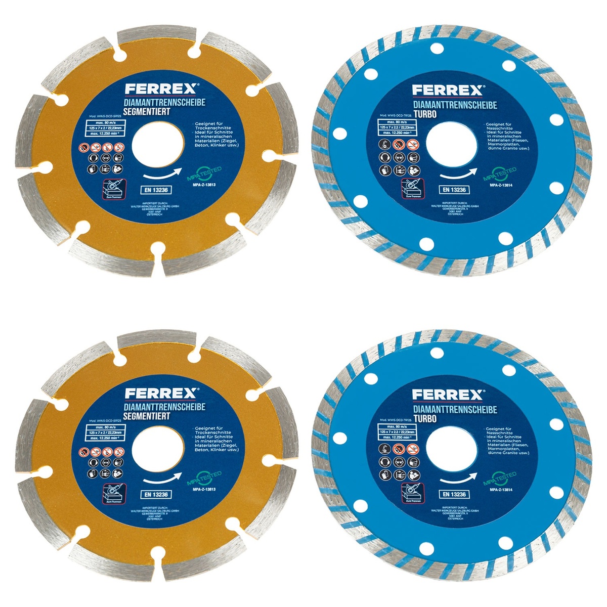 Bild 1 von FERREX Trennscheiben-Set, 4-/11-tlg.