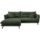 Bild 1 von Livetastic Ecksofa, Grün, Textil, 4-Sitzer, Füllung: Schaumstoff, L-Form, 255x180 cm, Rücken echt, Armteil links, rechts, Wohnzimmer, Sofas & Couches, Wohnlandschaften, Ecksofas
