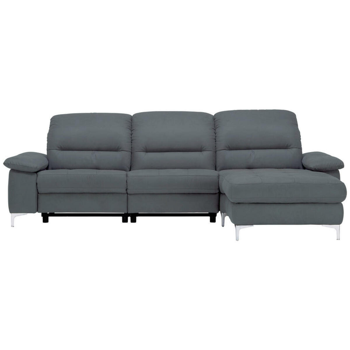 Bild 1 von Pure Home Comfort Ecksofa, Anthrazit, Textil, Ottomane rechts, L-Form, 280x184 cm, Blauer Engel, Goldenes M, Dgm, Typenauswahl, Fußauswahl, Lederauswahl, Stoffauswahl, planbar, seitenverkehrt erhäl