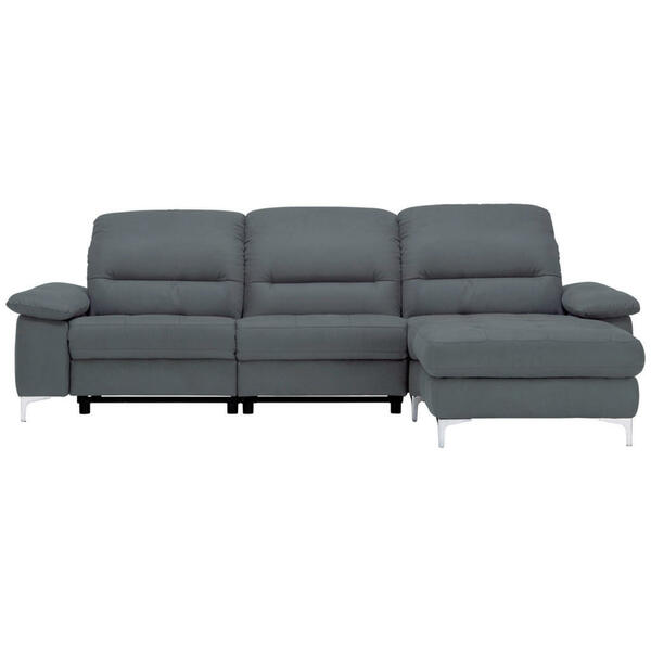 Bild 1 von Pure Home Comfort Ecksofa, Anthrazit, Textil, Ottomane rechts, L-Form, 280x184 cm, Blauer Engel, Goldenes M, Dgm, Typenauswahl, Fußauswahl, Lederauswahl, Stoffauswahl, planbar, seitenverkehrt erhäl