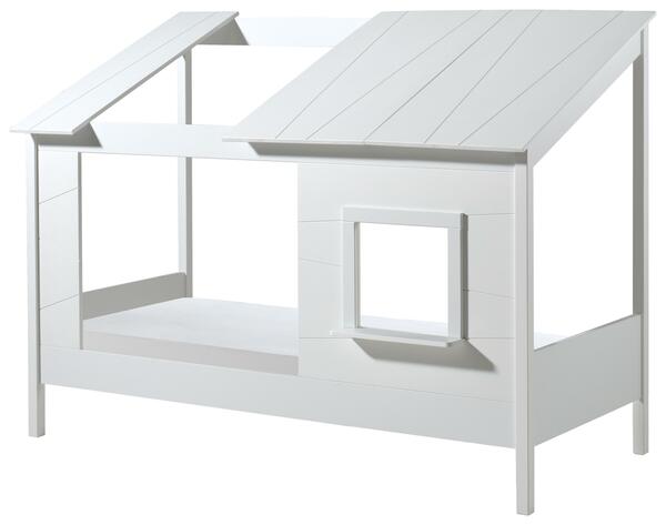 Bild 1 von Hausbett Baumhaus 90x200 cm Weiß, Weiß