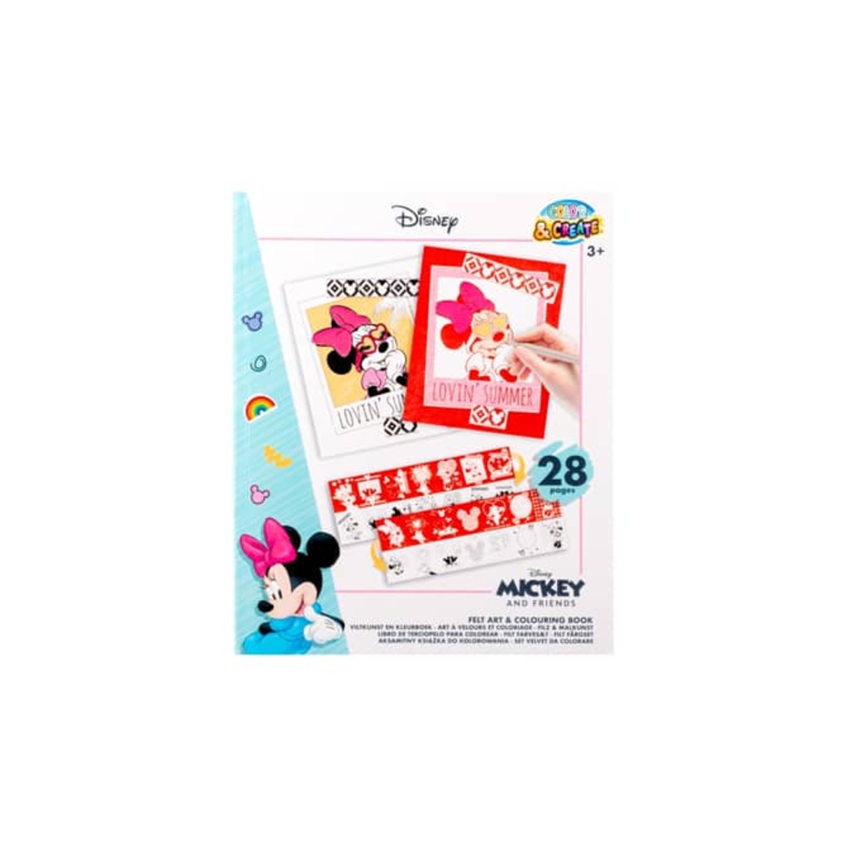 Bild 1 von Minnie Mouse - Malbuch Filz