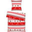 Bild 1 von Esposa Bettwäsche, Rot, Weiß, Textil, Weihnachten, 135 cm, Textiles Vertrauen - Oeko-Tex®, atmungsaktiv, schadstoffgeprüft, Schlaftextilien, Bettwäsche, Bettwäsche, Flanell-Bettwäsche